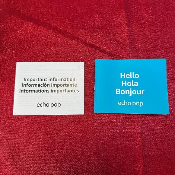 Amazon Echo Pop Bluetooth Smart Speaker Charcoal Black Gift New Open Box - Picture 4 of 8